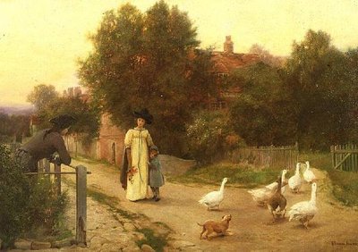 Reuniendo a los gansos de George Hillyard Swinstead