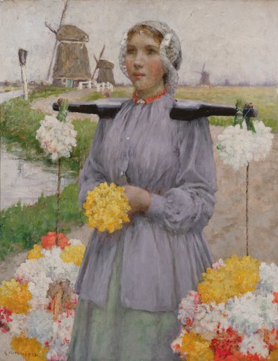 Una florista holandesa de George Hitchcock