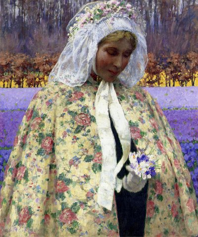 Pascua, una Novia en Brabante, c.1904 de George Hitchcock