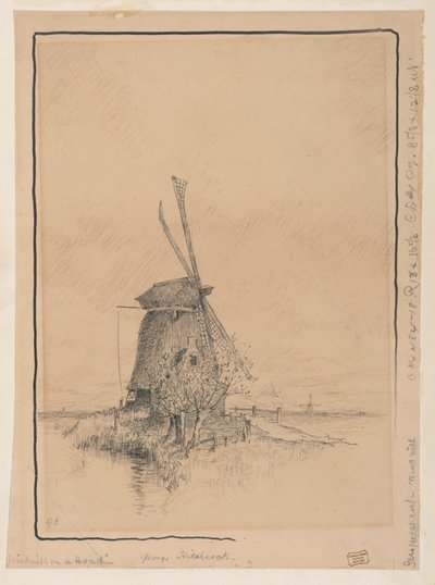 El molino de viento en el camino de George Hitchcock