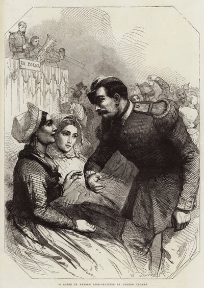 Una escena de la vida francesa de George Housman Thomas