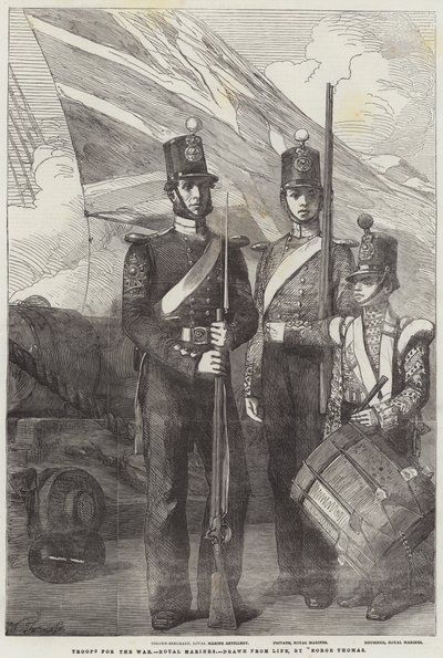 Tropas para la guerra, Royal Marines de George Housman Thomas