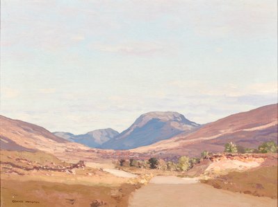 Glen Strae (óleo sobre lienzo) de George Houston