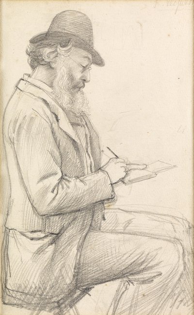 Lord Leighton dibujando de George Howard