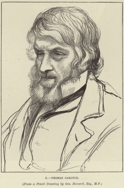 Retrato de Thomas Carlyle de George Howard