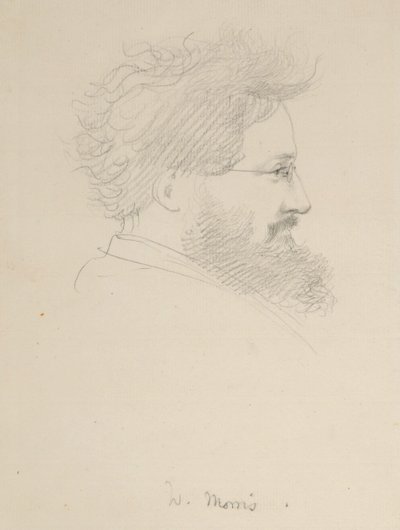 Retrato de William Morris, c.1875 de George Howard
