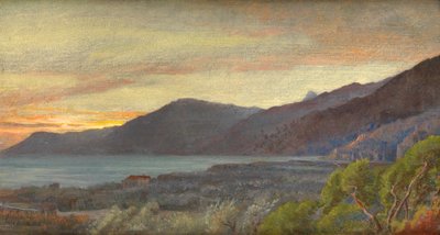 Vista desde Bordighera, 1882 de George Howard