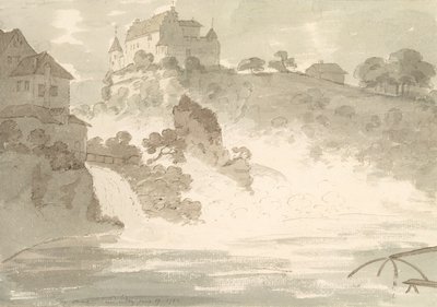 Cataratas en Schauffhausen, 1782 de George Howland Beaumont