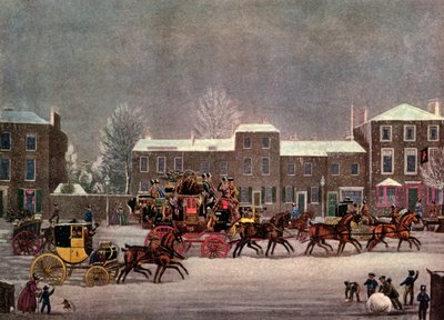 Aproximación a la Navidad, siglo XIX, 1927 de George Hunt