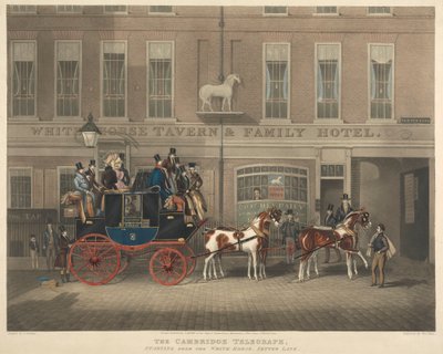 Coaching: The Cambridge Telegraph, A partir del caballo blanco de George Hunt
