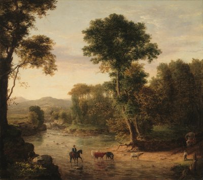 Cruzando el Vado de George Inness