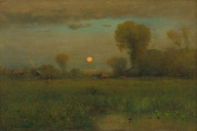 Luna de cosecha de George Inness