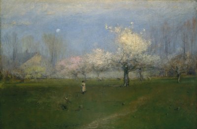 Flores de Primavera, Montclair, Nueva Jersey de George Inness