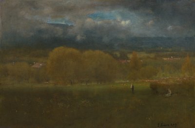 Valle iluminado por el sol de George Inness