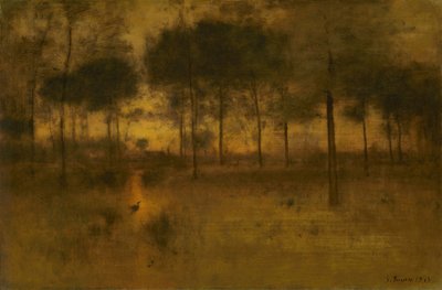 El Hogar de la Garza de George Inness
