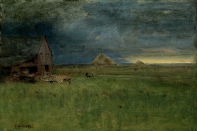 La granja solitaria, Nantucket de George Inness