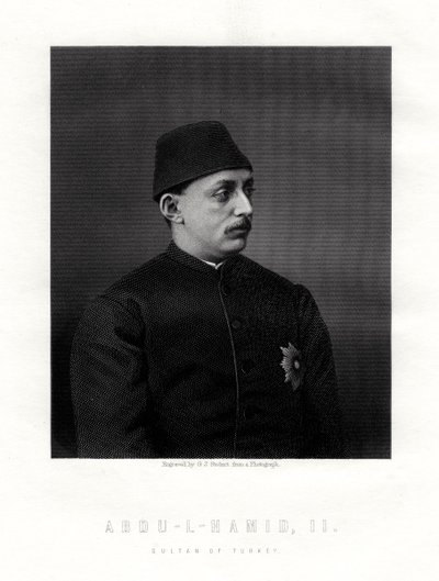Abd-ul-Hamid II, último sultán del Imperio Otomano, siglo XIX de George J. Stodart