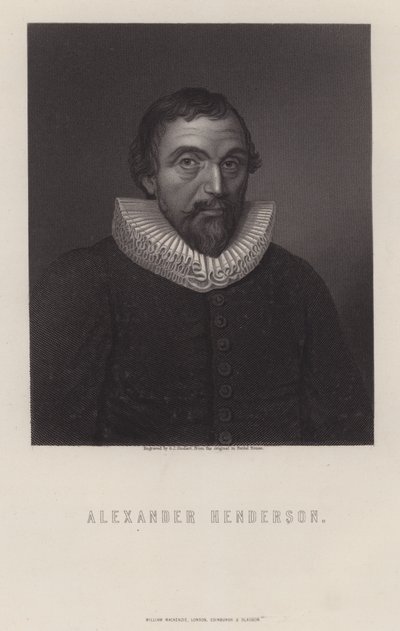Alexander Henderson, teólogo escocés de George J. Stodart