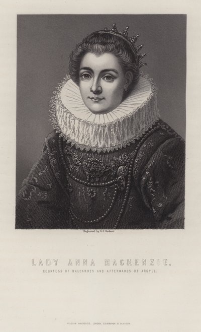 Lady Anna Mackenzie, Condesa de Balcarres y luego de Argyll de George J. Stodart