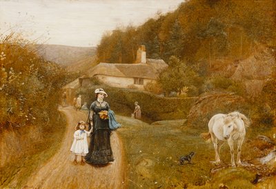 Un paseo por el campo de George John Pinwell