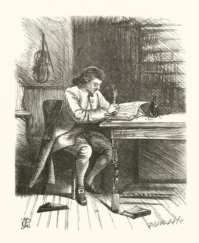 Ilustración para Una Nueva Símil, Al Estilo de Swift de George John Pinwell