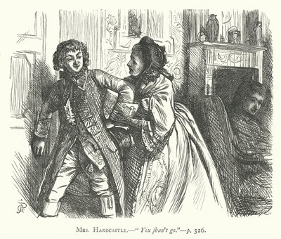 Ilustración para Ella Se Rebaja Para Conquistar (grabado) de George John Pinwell