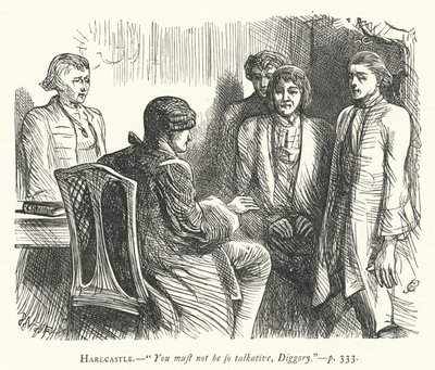 Ilustración para Ella se rebaja para conquistar (grabado) de George John Pinwell