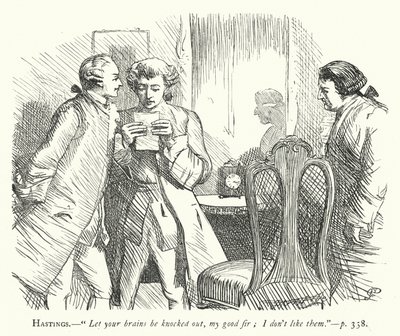 Ilustración para Ella se rebaja para conquistar (grabado) de George John Pinwell