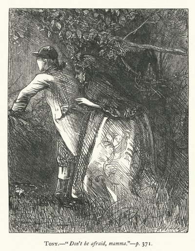 Ilustración para Ella se rebaja para conquistar (grabado) de George John Pinwell