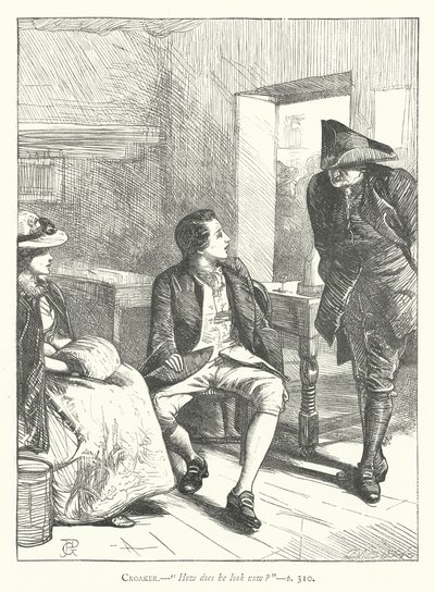 Ilustración para El Hombre de Buen Corazón (grabado) de George John Pinwell