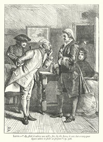 Ilustración para El Hombre de Buen Corazón (grabado) de George John Pinwell