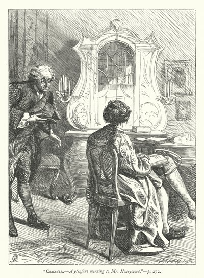 Ilustración para El Hombre de Buen Corazón de George John Pinwell