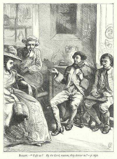 Ilustración para El Hombre de Buen Corazón de George John Pinwell