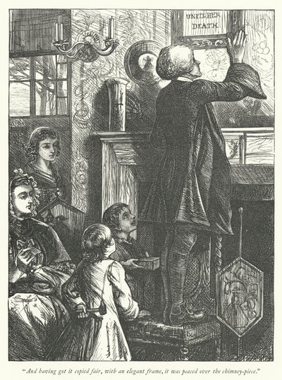 Ilustración para The Vicar of Wakefield de George John Pinwell