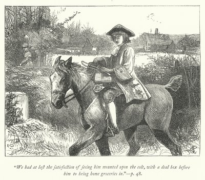 Ilustración para The Vicar of Wakefield de George John Pinwell