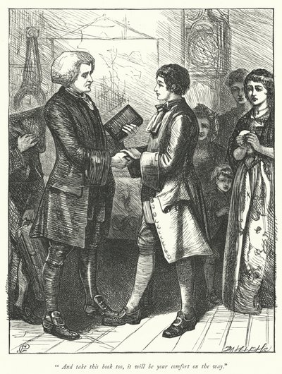 Ilustración para El Vicario de Wakefield de George John Pinwell