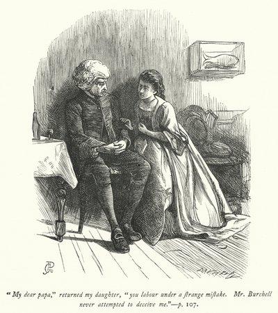 Ilustración para El Vicario de Wakefield de George John Pinwell