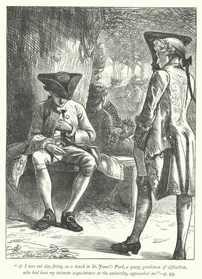 Ilustración para El Vicario de Wakefield (grabado) de George John Pinwell