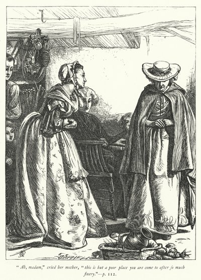 Ilustración para El Vicario de Wakefield (grabado) de George John Pinwell