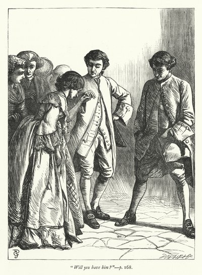 Ilustración para El Vicario de Wakefield (grabado) de George John Pinwell