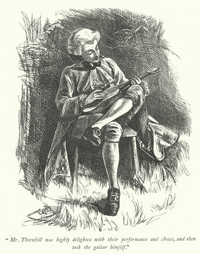 Ilustración para El vicario de Wakefield (grabado) de George John Pinwell