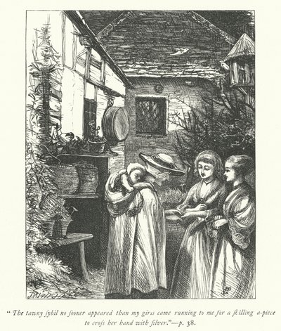 Ilustración para El vicario de Wakefield (grabado) de George John Pinwell