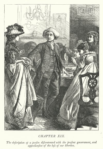 Ilustración para El vicario de Wakefield (grabado) de George John Pinwell