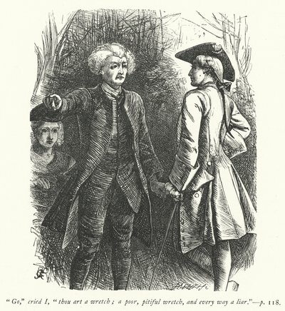Ilustración para El vicario de Wakefield (grabado) de George John Pinwell