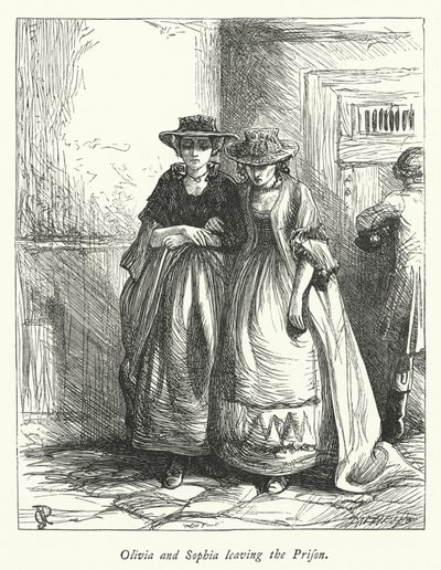 Ilustración para El vicario de Wakefield (grabado) de George John Pinwell