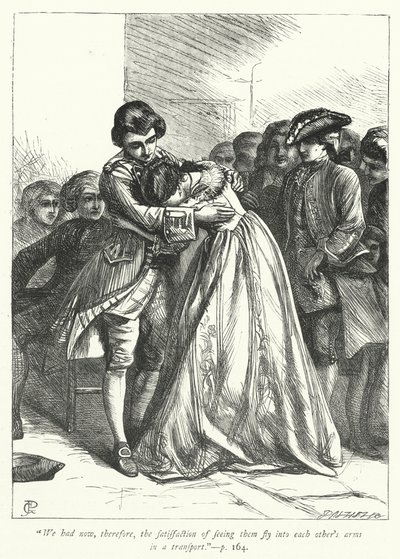 Ilustración para El vicario de Wakefield (grabado) de George John Pinwell