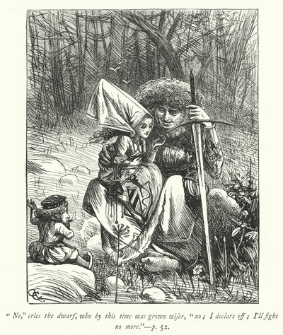 Ilustración para The Vicar of Wakefield de George John Pinwell