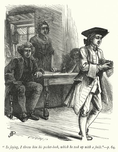 Ilustración para The Vicar of Wakefield de George John Pinwell