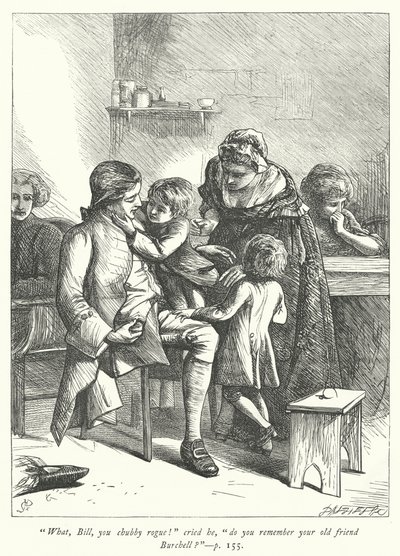 Ilustración para The Vicar of Wakefield de George John Pinwell