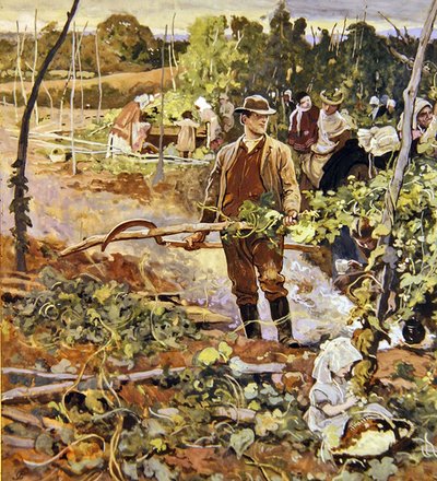 Las espigadoras de George John Pinwell
